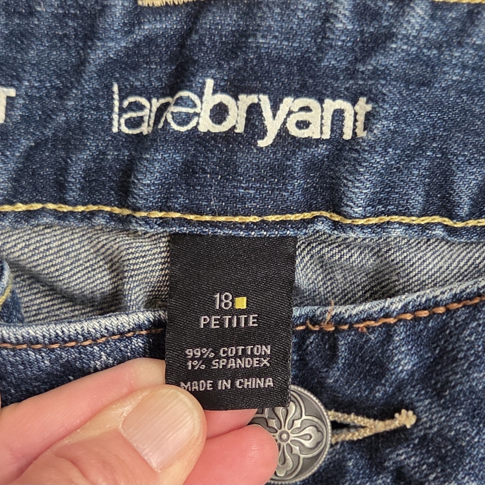 Lane Bryant Indigo‎ Straight Leg Jeans - Picture 2 of 5